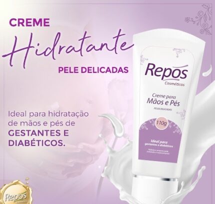 Creme para Mãos e Pés para Peles Delicadas 110g