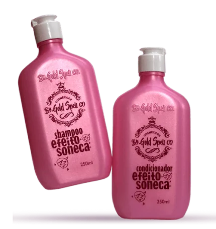 KIT SHAMPOO E CONDICIONADOR GOLD SPELL EFEITO SONECA
