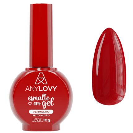 VERMELHO FEITO PAIXÃO - ESMALTE EM GEL