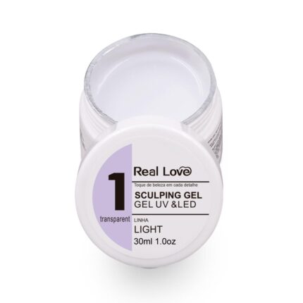 Gel Linha LIGHT Sculping 01 Transparent 30ml – Real Love