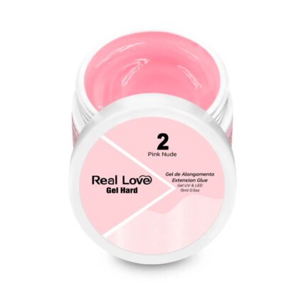 GEL HARD PINK NUDE 02 15ML REAL LOVE