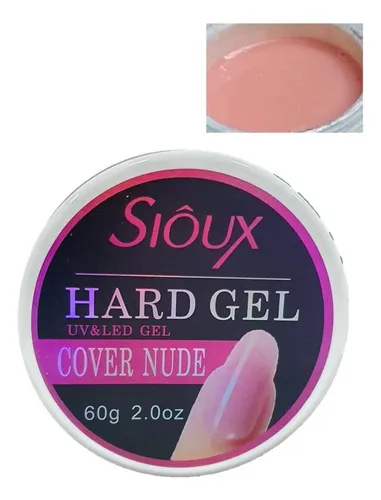 Gel Hard Sioux Cover Nude 60g Para Alongamento de Unhas