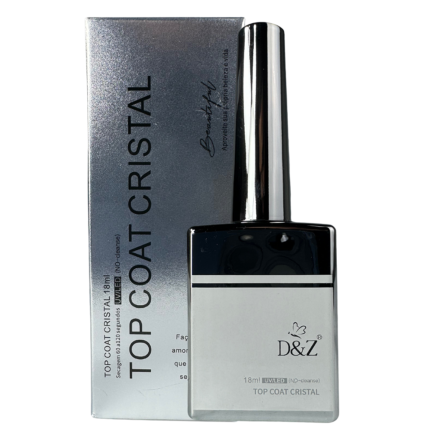 Top Coat Cristal D&Z 18ml Linha Premium Beautiful Acabamento Vitrificado