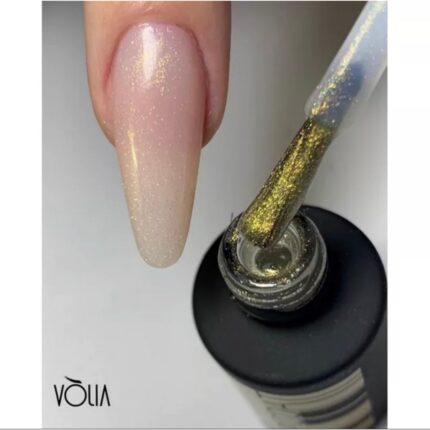 Top coat finalizador alongamento volia 9g - gold glitter - VÒLIA