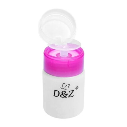Porta Acetona Rosa 100ml D&Z