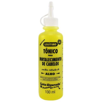 Tônico Gota Dourada Fortalecimento de Cabelos Alho - 100ml