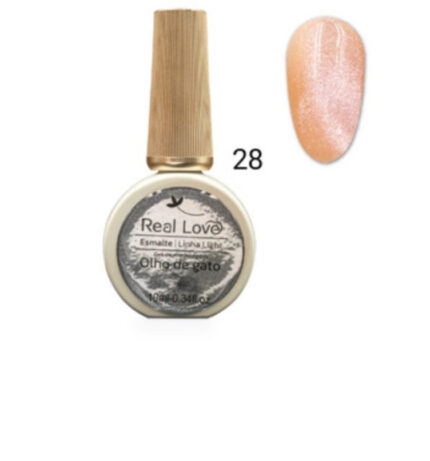 Esmalte em Gel Olho de Gato Real Love Estrela Cor 28 10ml