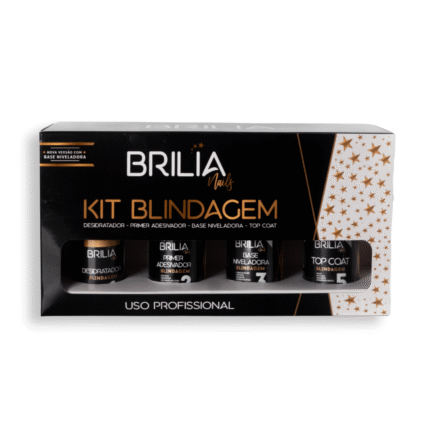 Kit Blindagem 4un 10ml Brilia Nails