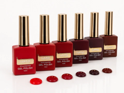 Kit Esmalte em Gel Coleção Desejo (Sem TPO) 12ml - Humma 6unidades